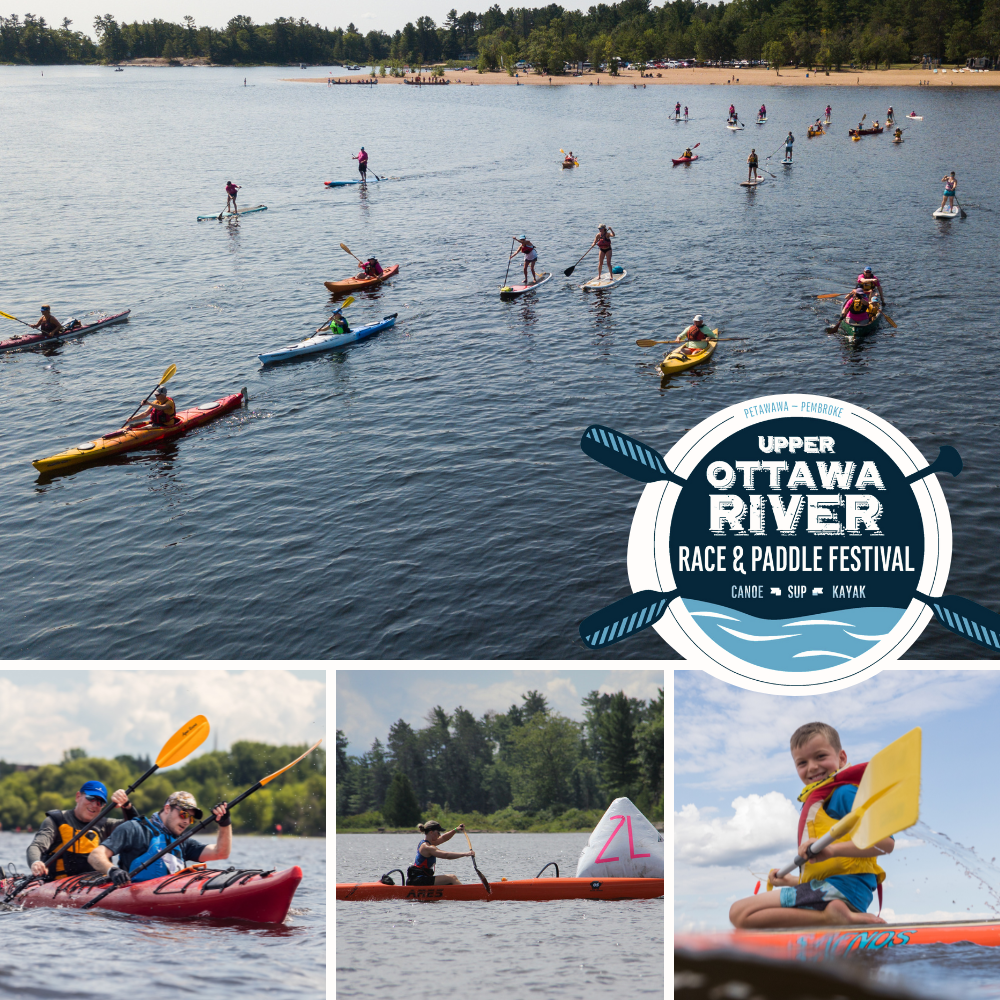 poster Integrated Health as sponsor for Upper Ottawa River Race and Paddle Festival